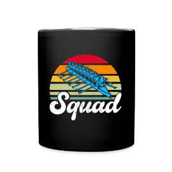 Team Rower Rower Rowing Gift - Full Colour Mug - black - Front