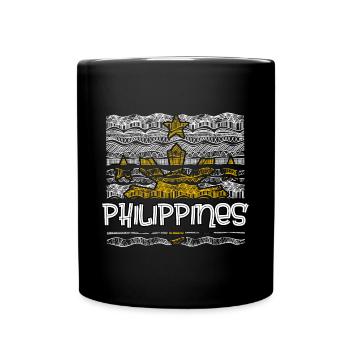 Philippines Filipino Flag Pride I Gift - Full Colour Mug - black - Front