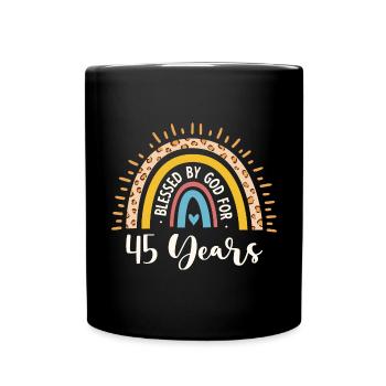 45 cadeaux d’anniversaire Femmes Dire - Mug uni - noir - Devant