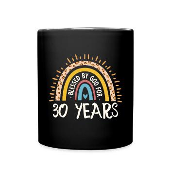 30 cadeaux d’anniversaire femmes disant - Mug uni - noir - Devant