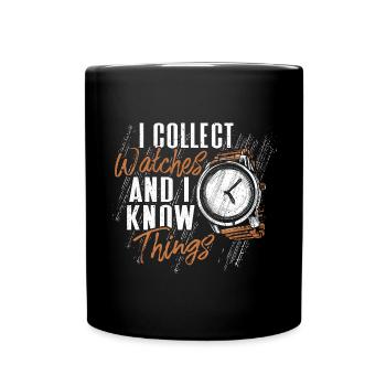 Watch Collector Watch Watchmaker - Full Colour Mug - black - Front