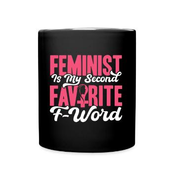 Gender equality Gender equality - Full Colour Mug - black - Front