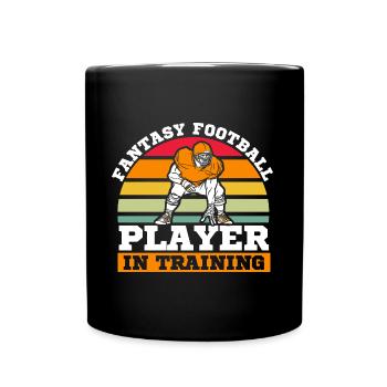 Draft Day Football Women Fantasy Football Champions - Full Colour Mug - black - Front