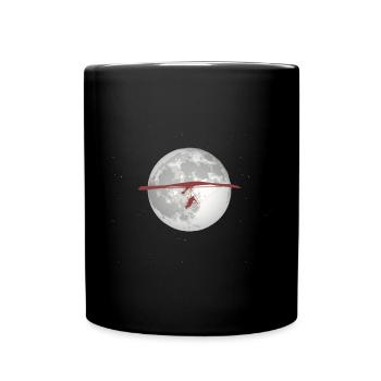 Hanggleiter Drachenflieger Deltasegler - Tasse einfarbig - Schwarz - Vorne
