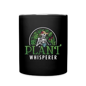 Plant Whisperer Hobby Gardener - Tasse einfarbig - Schwarz - Vorne
