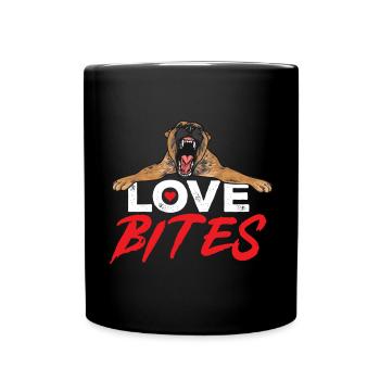Malinois Belgischer Schäferhund Mechelaar Hund - Tasse einfarbig - Schwarz - Vorne