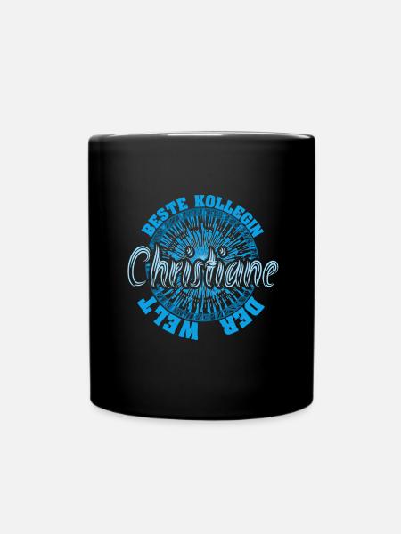Christiane - Full Colour Mug - black