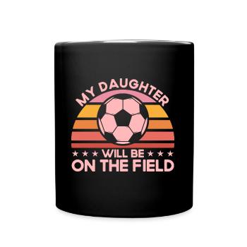 Sports Fan Football Mama Football Cadeau - Mug uni - noir - Devant
