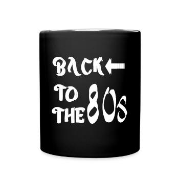 BACK TO THE 80s Outfit - Full Colour Mug - black - Front