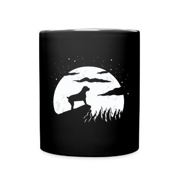 Boerboel - Tasse einfarbig - Schwarz - Vorne