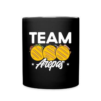 Les gourmands arepas vénézuéliens - Mug uni - noir - Devant