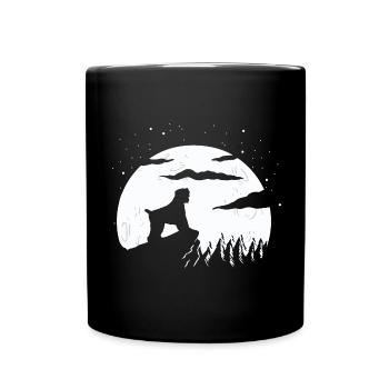 Terrier russe noir - Mug uni - noir - Devant