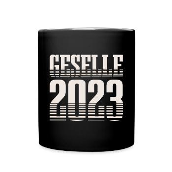 Geselle 2023 Gesellenprüfung - Tasse einfarbig - Schwarz - Vorne