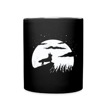 Cardigan Welsh Corgi - Mug uni - noir - Devant