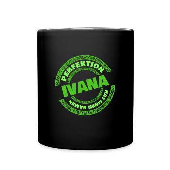 Perfektion Ivana - Tasse einfarbig - Schwarz - Vorne