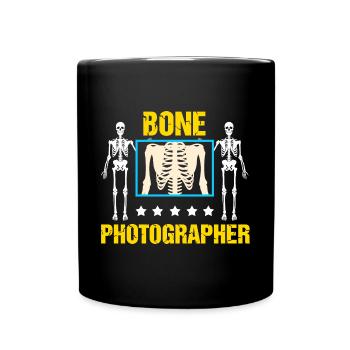 Ich spiele mit Scan - Radiologe - Tasse einfarbig - Schwarz - Vorne