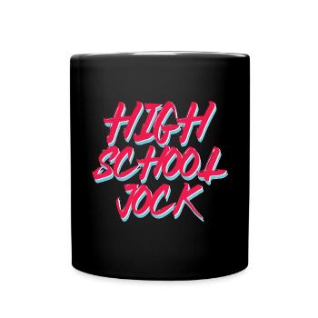 High School Jock - Full Colour Mug - black - Front