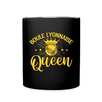 Boule Lyonnaise Queen - Mug uni - noir - Devant