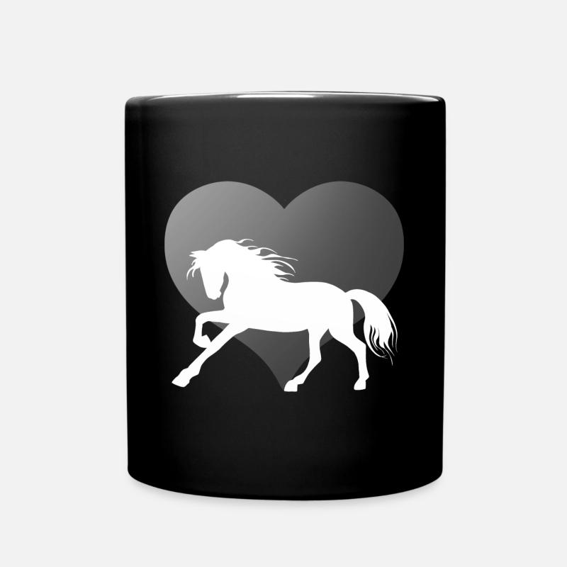Chevaux et équitation. Mode équestre pour les amoureux des chevaux - Mug uni - noir
