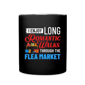 Flea Market Flea Market Funny Articles Market - Full Colour Mug - black - Front
