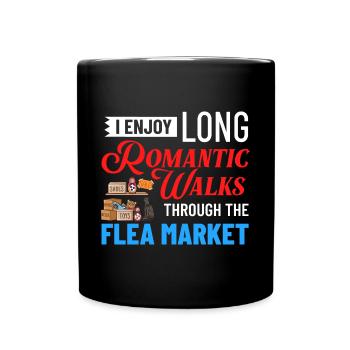 Flea Market Flea Market Funny Articles Market - Full Colour Mug - black - Front