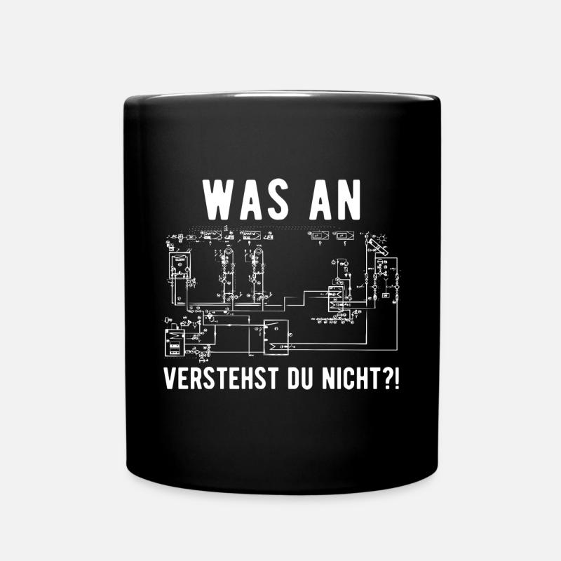 Heizungsbauer SHK Techniker Anlagenmechaniker - Tasse einfarbig - Schwarz