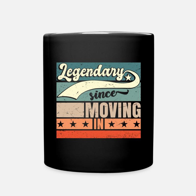 Legendär seit dem Einzug - Tasse einfarbig - Schwarz