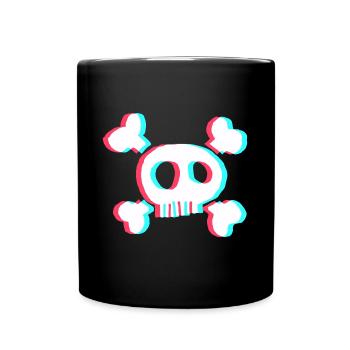 Skull - Full Colour Mug - black - Front