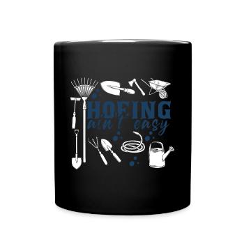 Garten Motiv Gärtner & Gärtnerin Spruch - Tasse einfarbig - Schwarz - Vorne