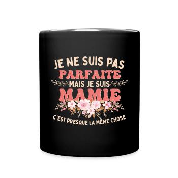 Grand-Mère Cadeau Mamie Humour - Mug uni - noir - Devant