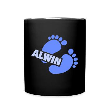 Birth Alwin - Full Colour Mug - black - Front