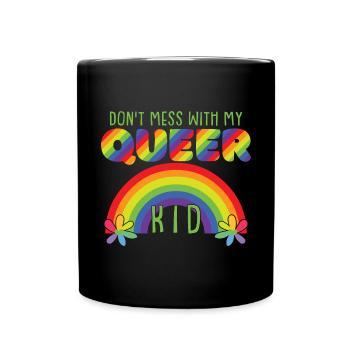 Mois de la fierté arc-en-ciel LGBTQ - Mug uni - noir - Devant