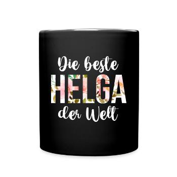 Helga - Tasse einfarbig - Schwarz - Vorne