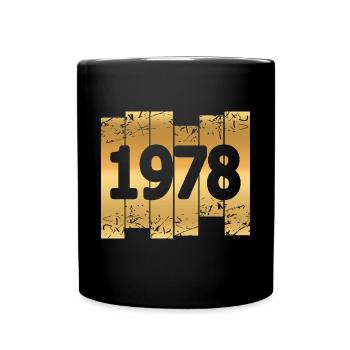 Année 1978 - Mug uni - noir - Devant