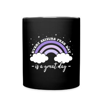Great Epilepsy Awareness - Full Colour Mug - black - Front