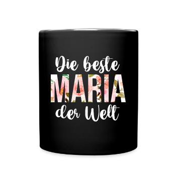 Maria - Tasse einfarbig - Schwarz - Vorne