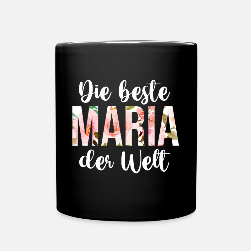 Maria - Tasse einfarbig - Schwarz