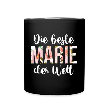 Marie - Tasse einfarbig - Schwarz - Vorne
