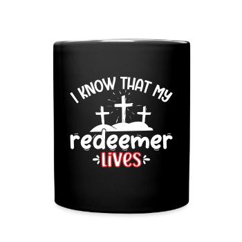 Ostern - Feiere die Auferstehung von Jesus - Tasse einfarbig - Schwarz - Vorne