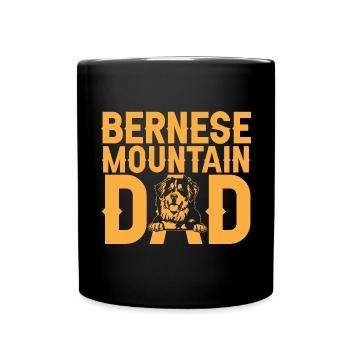 Bernese Mountain Dog - Full Colour Mug - black - Front