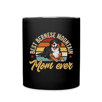 Bernese Mountain Dog - Full Colour Mug - black - Front