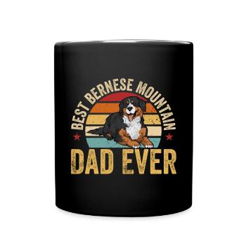 Bernese Mountain Dog - Full Colour Mug - black - Front