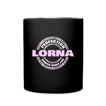 Perfektion Lorna - Tasse einfarbig - Schwarz - Vorne