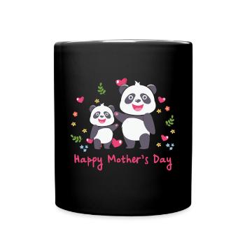 happy Mothersday - Tasse einfarbig - Schwarz - Vorne