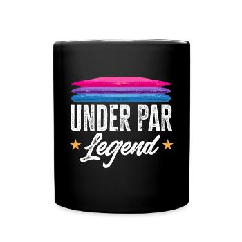Discgolf Disc Golf Frisbee - Full Colour Mug - black - Front