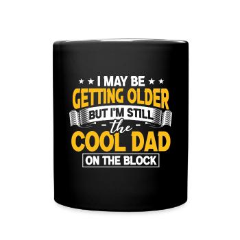 Papa cool | Fête des Pères | Père | Blague de papa - Mug uni - noir - Devant