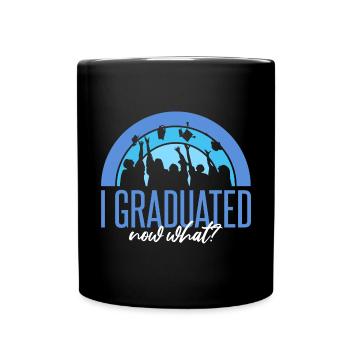 I Graduated - Full Colour Mug - black - Front