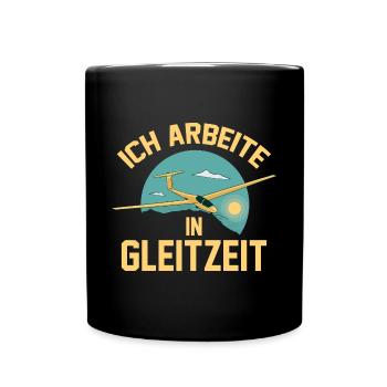 Segelflieger Fliegen Segelfliegen - Tasse einfarbig - Schwarz - Vorne