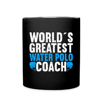 Wasserball Wasserball - Tasse einfarbig - Schwarz - Vorne