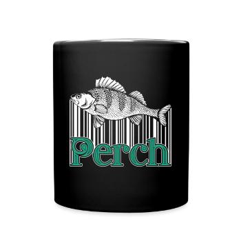 Perch Perch Vintage - Full Colour Mug - black - Front